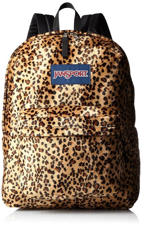 jansport leopard backpack.